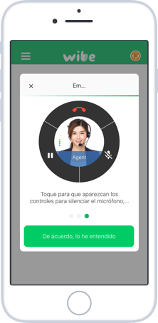 Con la App de wibe reporta un siniestro y recibe asistencia en un clic