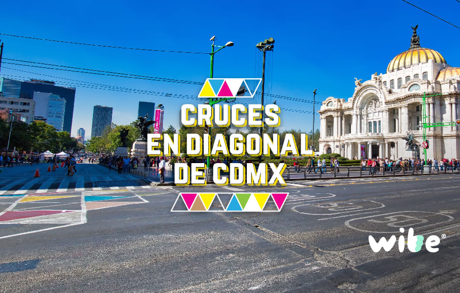 cruces en diagonal, nuevas cebras peatonales en cdmx, cruces peatonales en forma de x, cruces más peligrosos de la ciudad de méxico