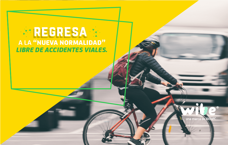 evita accidentes viales en la nueva normalidad, movilidad post cuarentena, cómo evitar los accidentes de auto si eres ciclista, cómo evitar accidentes de auto si manejas un auto, qué hacer en caso de un accidente en bicicleta