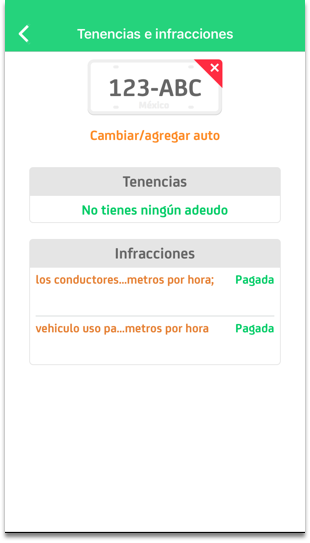 Consulta si tienes infracciones viales - App de wibe