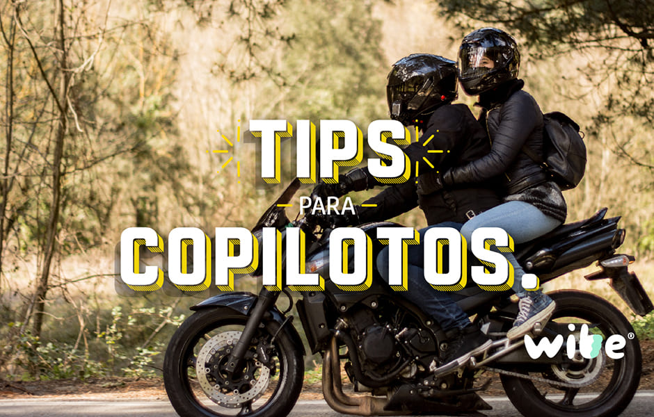 tips para copilotos, consejos de seguridad al viajar en moto, tips para viajar en motocicleta